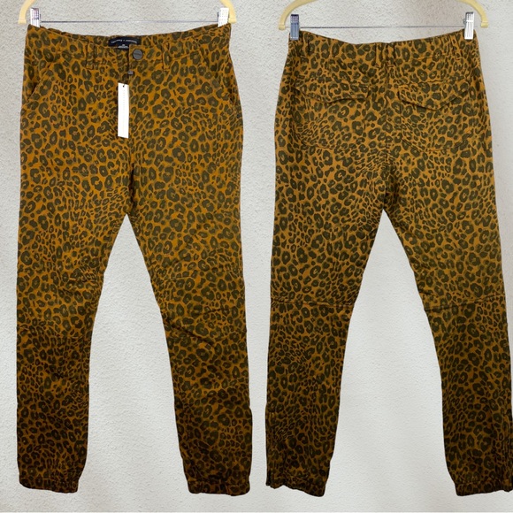Anthropologie Pants - HP☮️ NWT Anthropologie Sanctuary Cheetah Animal Print Jogger Cotton Knit Pant XS